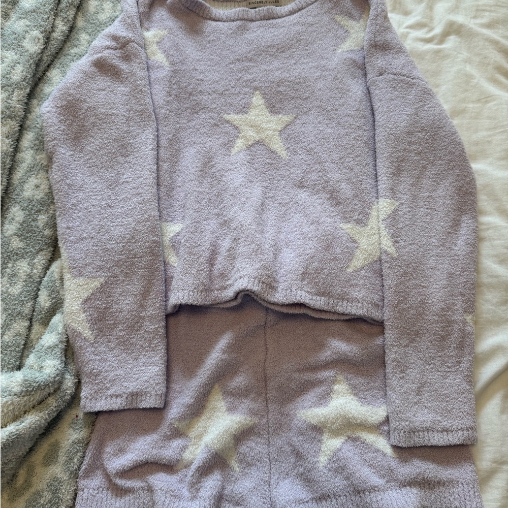 Sincerely Jules Purple lounge set